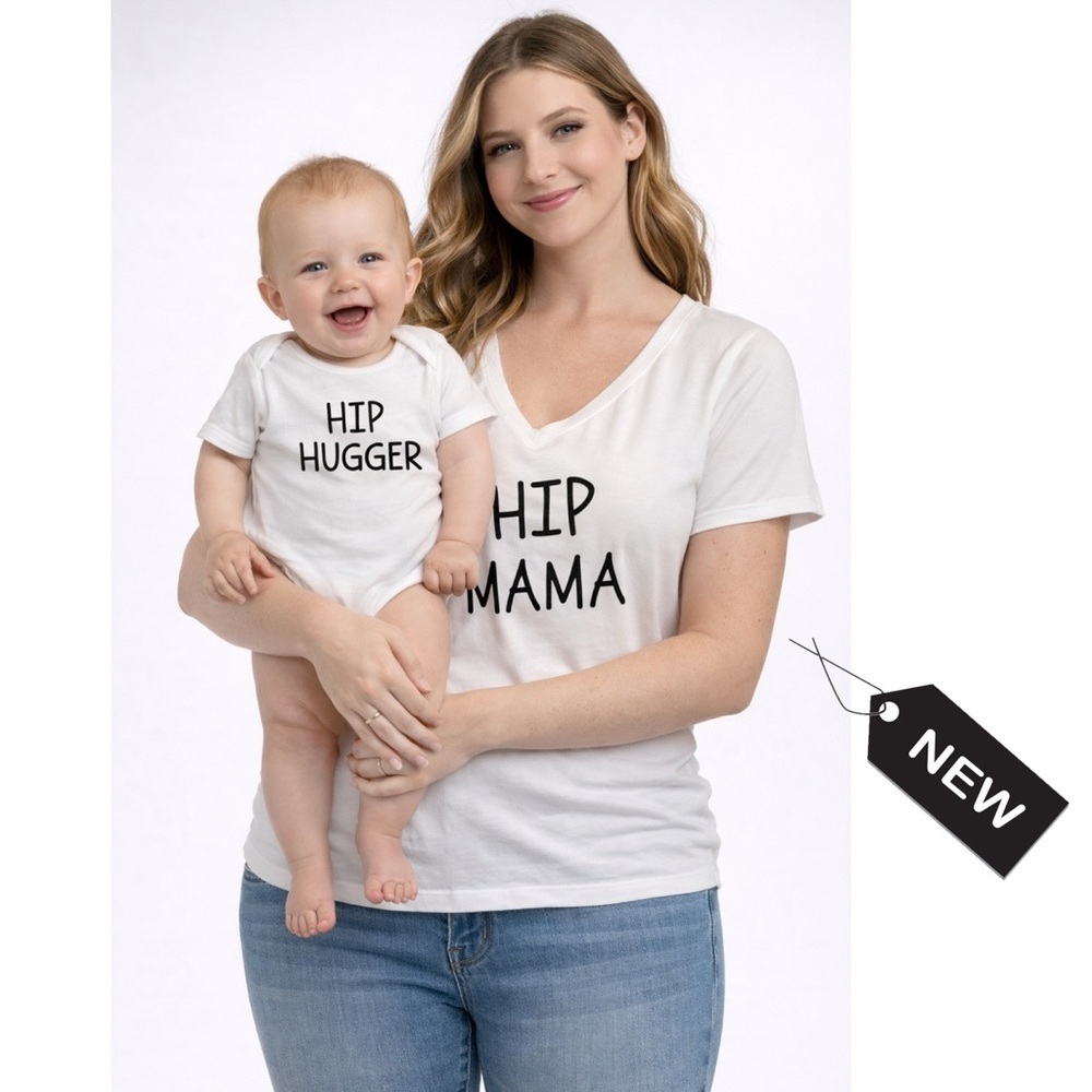 New Hip hugger Infant Bodysuit, matching family shirts, mom & baby t shirt,